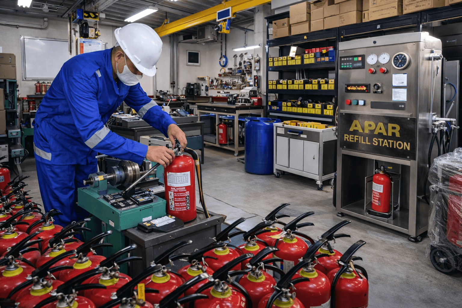 Isi Ulang dan Maintenance APAR di Lampung