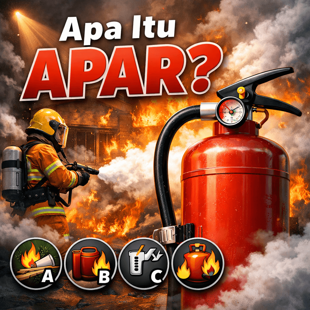 apa itu apar dan jenis alat pemadam api